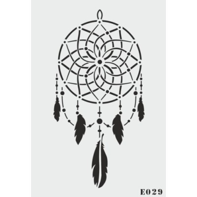 biStencil Dreamcatcher Şablon 25x35cm E-029