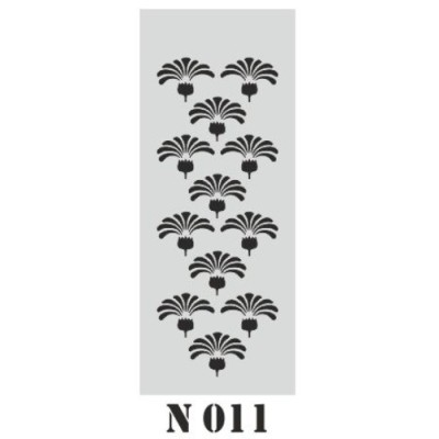 biStencil Şablon 10x25cm N-011