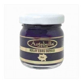 Artebella 3606 MOR Kolay Ebru Boyası 40 cc