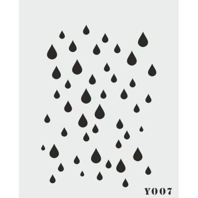 biStencil Şablon 14x18cm Y-007