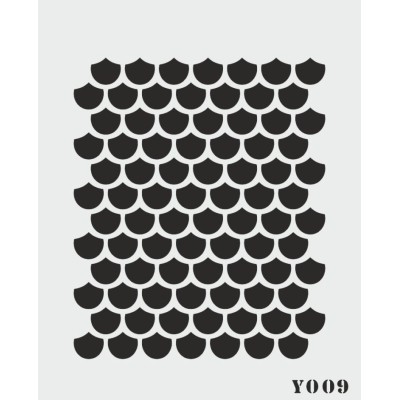biStencil Şablon 14x18cm Y-009