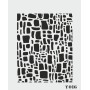 biStencil Şablon 14x18cm Y-016