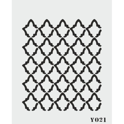 biStencil Şablon 14x18cm Y-021