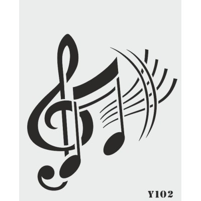 biStencil Şablon 14x18cm  Y-102