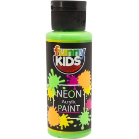 Funny Kids Neon Akrilik Boya 70cc - 4804 YEŞİL