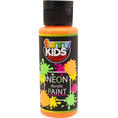 Funny Kids Neon Akrilik Boya 70cc - 4806 TURUNCU