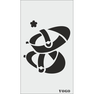biStencil Şablon 9x16cm V-060