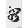 biStencil Şablon 9x16cm V-060