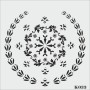 biStencil Şablon 25x25cm K-033