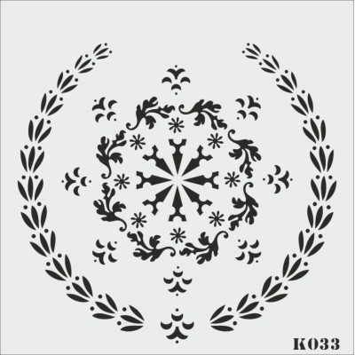 biStencil Şablon 25x25cm K-033
