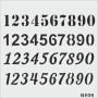 biStencil Şablon 25x25cm K-036