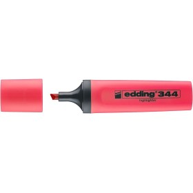 Edding 344 Highlighter Fosforlu Kalem KIRMIZI