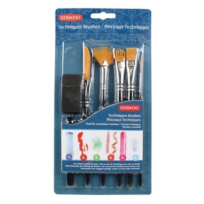 Derwent Teknik Fırça Seti 6'lı