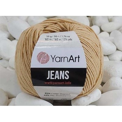 YarnArt Jeans Amigurumi El Örgü İpi 50gr - 07 NOHUT