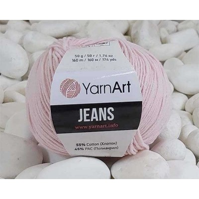 YarnArt Jeans Amigurumi El Örgü İpi 50gr - 18 BEBE PEMBE