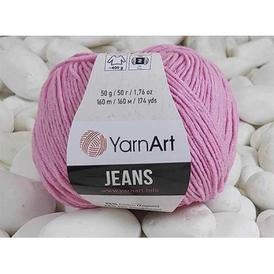 YarnArt Jeans Amigurumi El Örgü İpi 50gr - 20 HAYAL PEMBE