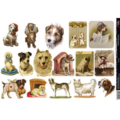 Tex.co Ligt Dekupaj Kağıdı 35x50 cm Model 09