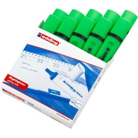 Edding 344 Fosforlu Kalem 10'lu Paket Yeşil