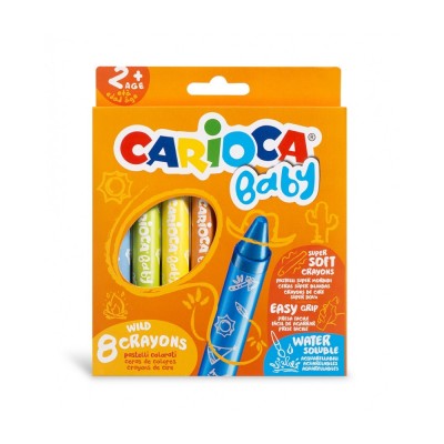 Carioca Baby Jumbo Yumuşak Pastel Boya 8'Li