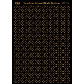 Rich Varak Soft Dekopaj Kağıdı 29x42cm - 7014 ALTIN Rich Varak Soft Dekopaj Kağıdı 29x42cm - 7014 ALTIN