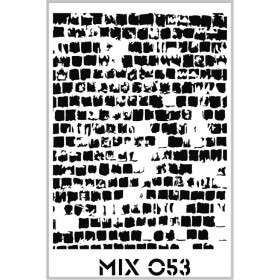 Rich Mix Stencil Şablon Özel Seri 33x48cm - MIX053