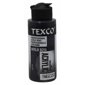 Texco Akrilik 110cc Boya 11640 - SİYAH Texco Akrlilik Boya 11640 - SİYAH 110cc