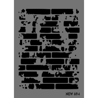 Rich New Seri N-694 Stencil 35x25cm