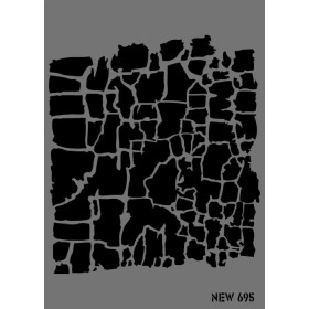Rich New Seri N-695 Stencil 35x25cm