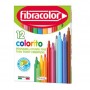 Fibracolor Colorito Keçeli Boya Kalemi 12 Renk