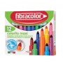 Fibracolor Colorito Maxi Kalın Keçeli Kalem 12 Renk
