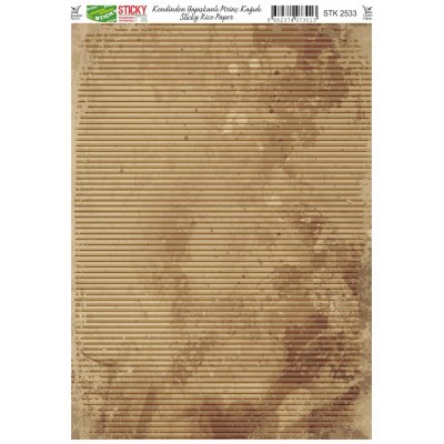 Kendinden Yapışkanlı Sticky Pirinç Kağıdı STK-2533