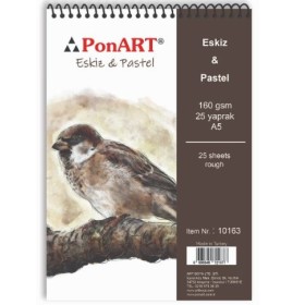 PonART Pastel Eskiz A5 25 Yaprak PonART Pastel Eskiz A5 25 Yaprak