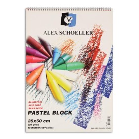 Alex Schoeller Artis Spiralli Pastel Blok 220gr -35x50cm 15'li Alex Schoeller Artis Spiralli Pastel Blok 35x50 15'Li 35X50