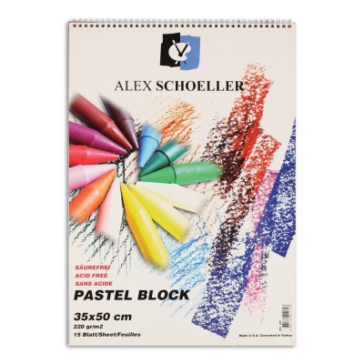 Alex Schoeller Artis Spiralli Pastel Blok 35x50 15'Li 35X50