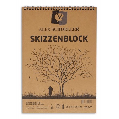 Alex Schoeller Spiralli Kraft Bloklar 25x35