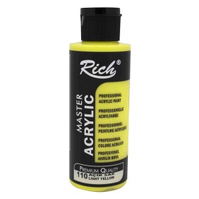Rich 110 Açık Sarı 120 ml Akrilik Boya Rich 110 Açık Sarı 130 ml Ahşap Boyası