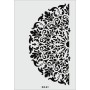 biStencil Yarım Daire Motif Şablon 25x35cm E-047