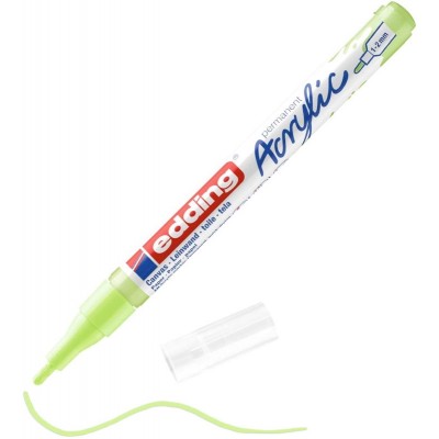 edding 5300 Akrilik Markör 1-2mm Yuvarlak Uç Pastel Yeşil