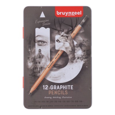 Bruynzeel Expression Grafit Kalemi 12'li Set