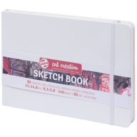 Talens Art Creation Eskiz Defteri 14.8x21cm 140gr 80 yp Sert Kapak BEYAZ Talens Art Creation Sketchbook Beyaz 14,8 x 21 cm, 140 g, 80 Yaprak