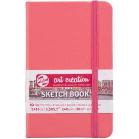 Talens Art Creation Eskiz Defteri 9x14cm 140gr 80 yp Sert Kapak MERCAN Talens Art Creation Sketchbook Mercan Kırmızısı 9 x 14 cm, 140 g, 80 Yaprak