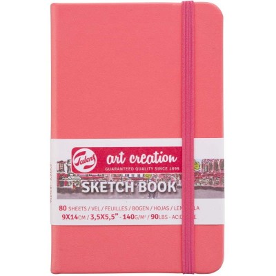 Talens Art Creation Sketchbook Mercan Kırmızısı 9 x 14 cm, 140 g, 80 Yaprak