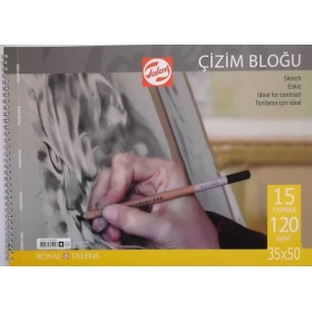 Talens Çizim Bloğu 120 gr 15 yp 35x50 cm. Talens Çizim Bloğu 120 gr 15 yp 35x50 cm.