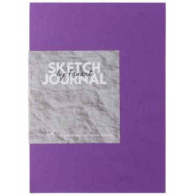 Fanart Sketch Journal A5 Ivory Kağıt Eskiz Defteri Mor