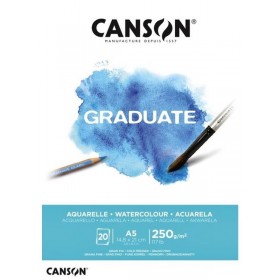 Canson Graduate A5 250 gr Sulu Boya Defteri