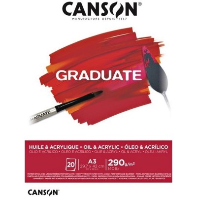 Canson Graduate Oil & Acrylic A3 30 Yaprak 290 gr