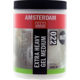 Talens Amsterdam Extra Heavy Gel Medium Matt 022 Extra Kuvvetli Jel Medyum Mat 1000 ml.