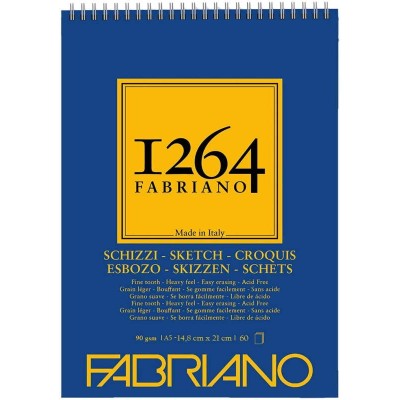 Fabriano 1264 Sketch Paper Eskiz Defteri 90 gr. 60 Yp. A5