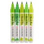 Talens Ecoline Fırça Uçlu Kalem 5'li Set Yeşil Tonları