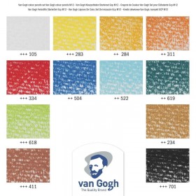 Talens Van Gogh Pastel Kalem 12 Renk Metal Kutu